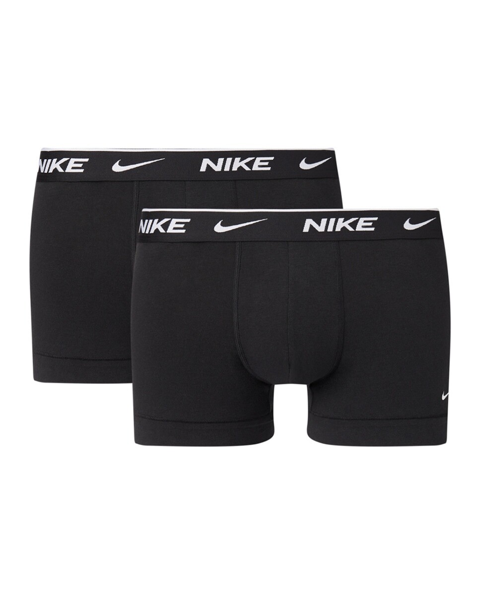 Комплект из двух мужских трикотажных боксеров черного цвета Nike, черный 
Комплект из двух мужских трикотажных боксеров черного цвета Nike, черный