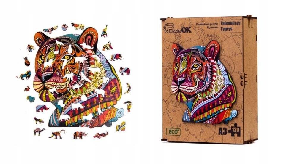Пазл деревянный ЭКО 73 Таинственный Тигр А4 PuzA4-00712 Inna marka 
Пазл деревянный ЭКО 73 Таинственный Тигр А4 PuzA4-00712 Inna marka