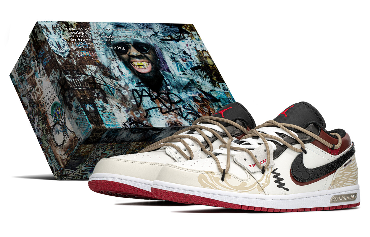 Кроссовки Air Jordan 1 Vintage Basketball Shoes Men Low-top Black/beige, хаки/черный
Кроссовки Air Jordan 1 Vintage Basketball Shoes Men Low-top Black/beige, хаки/черный