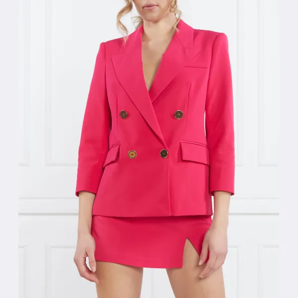 Элегантная куртка классического кроя Elisabetta Franchi, фуксия
Элегантная куртка классического кроя Elisabetta Franchi, фуксия