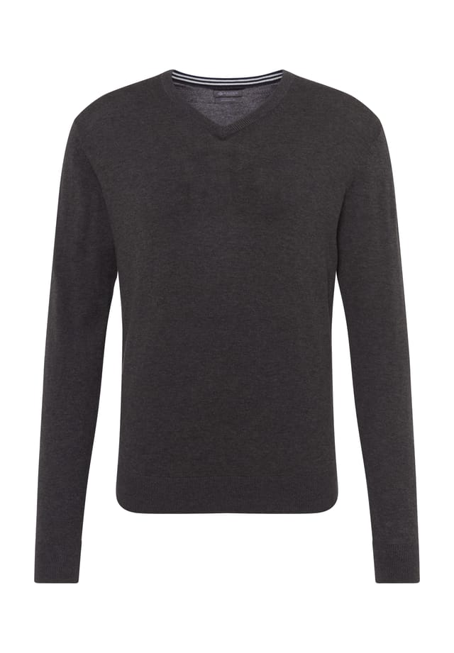 Хлопковый свитер с V-образным вырезом Galeria Essentials, серый
Хлопковый свитер с V-образным вырезом Galeria Essentials, серый