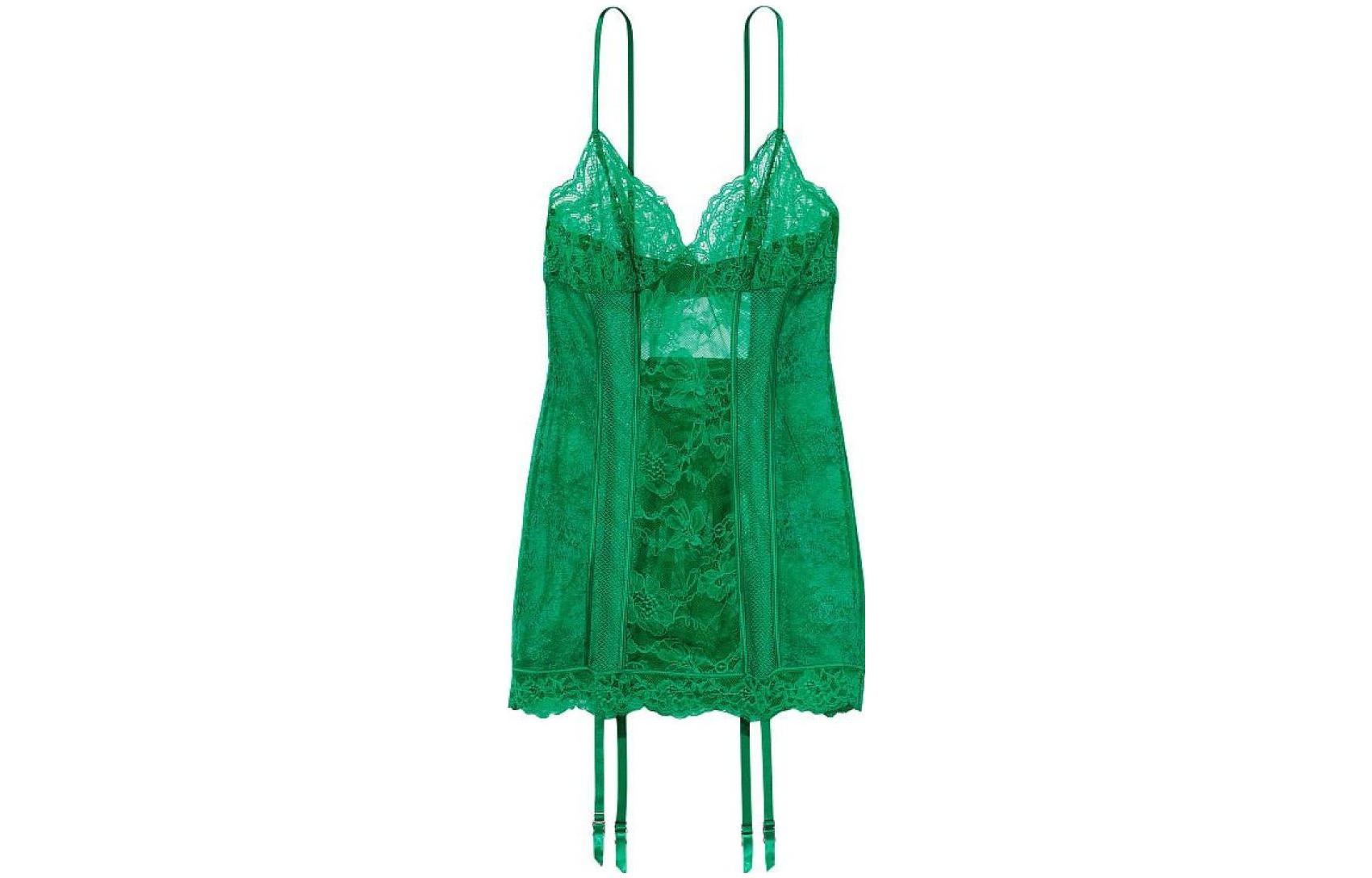 Женское белье Victoria's Secret, темно-зеленое
Женское белье Victoria's Secret, темно-зеленое