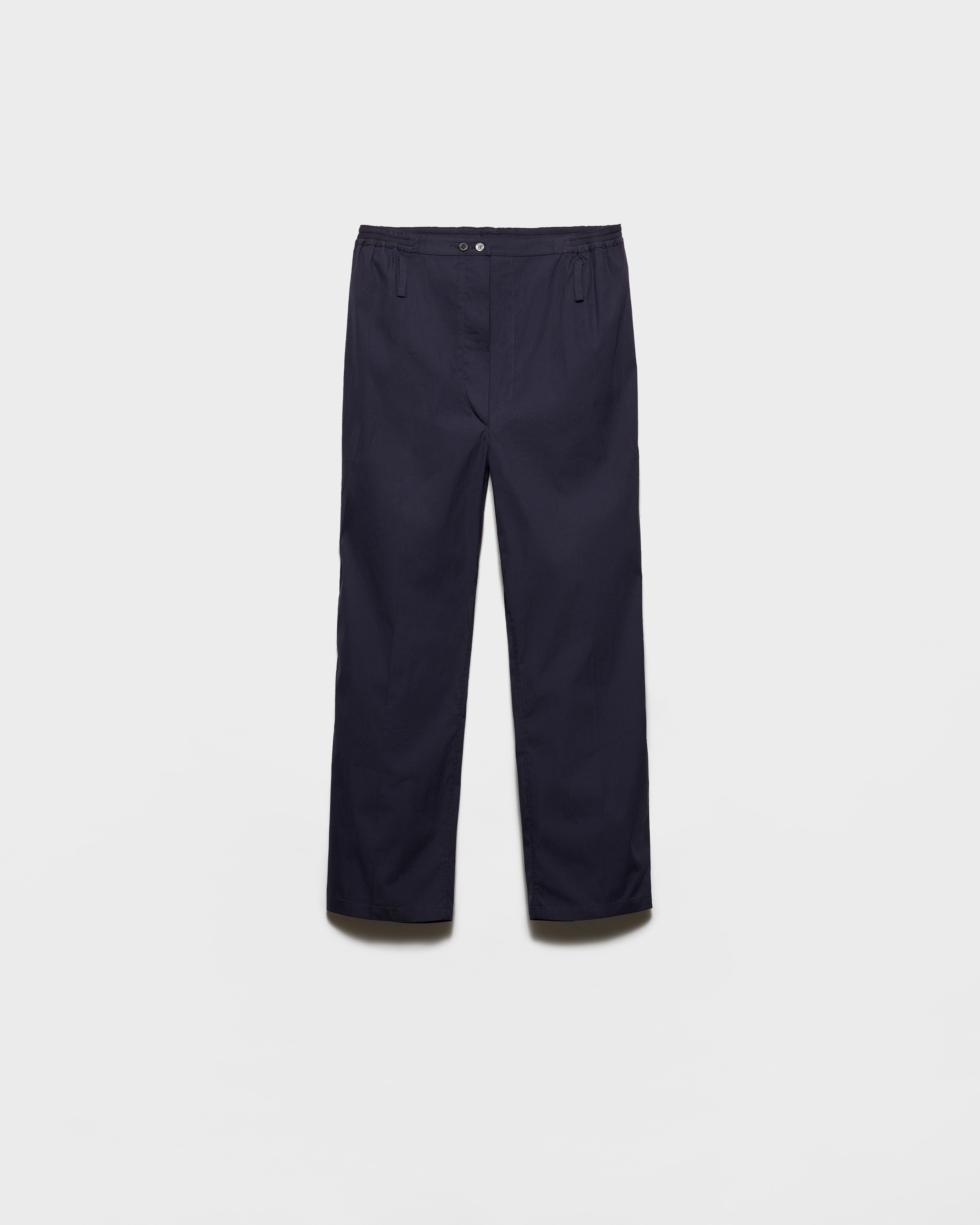 Брюки из хлопкового поплина Prada, синий
Брюки из хлопкового поплина Prada, синий