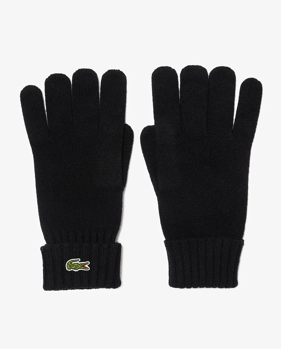 Унисекс-перчатки из шерстяной трикотажной ткани Lacoste, черный
Унисекс-перчатки из шерстяной трикотажной ткани Lacoste, черный