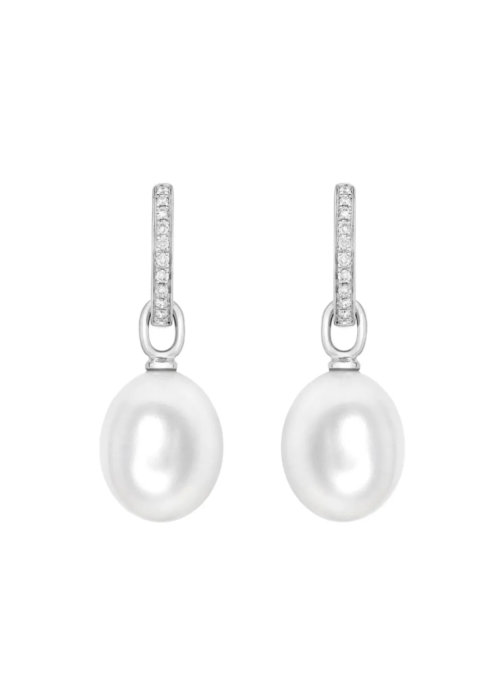 Серьги Classics из белого золота с бриллиантами и жемчугом Kiki McDonough, серебяный
Серьги Classics из белого золота с бриллиантами и жемчугом Kiki McDonough, серебяный