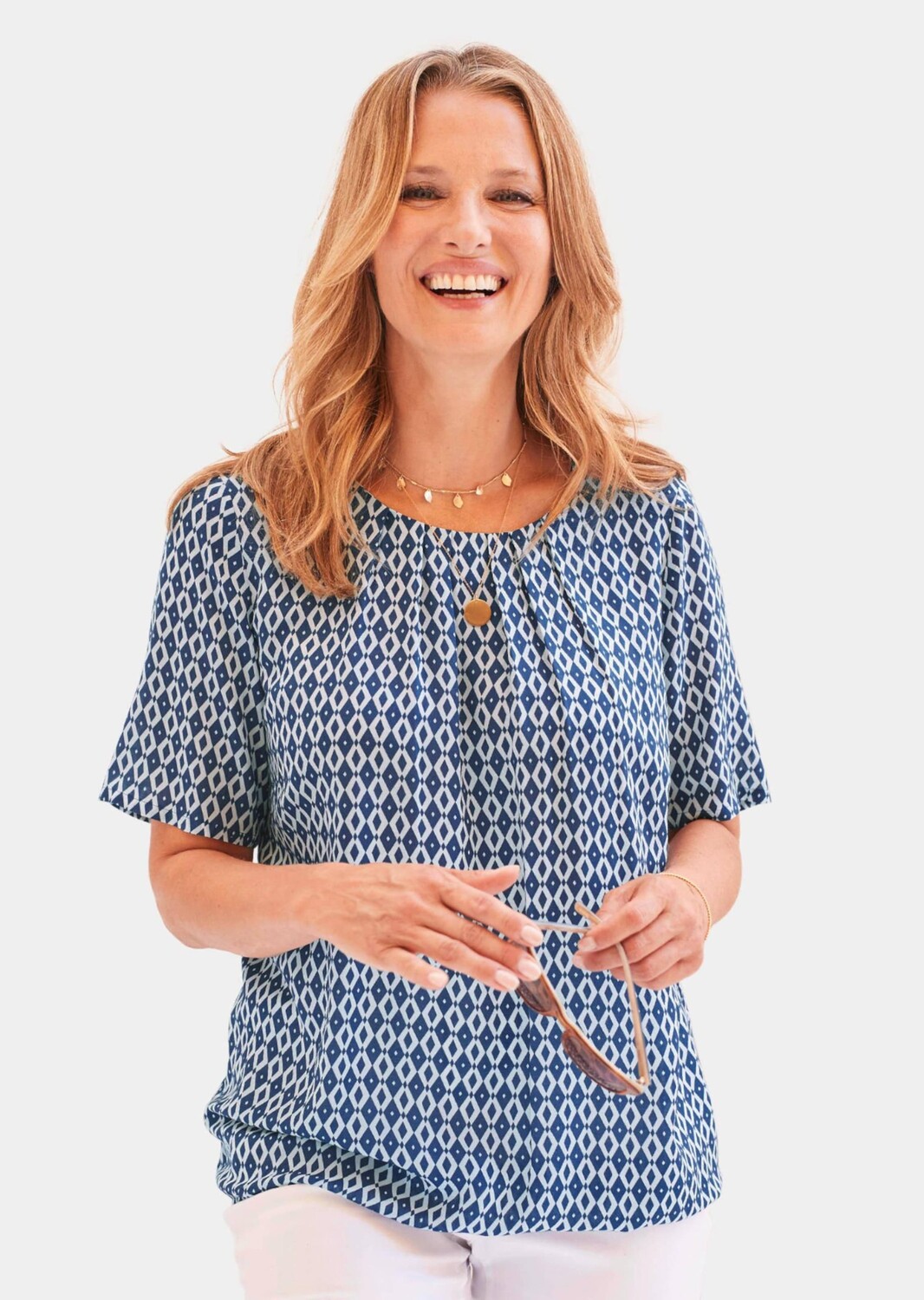 Блуза GOLDNER Druck, цвет marine/weiß
Блуза GOLDNER Druck, цвет marine/weiß