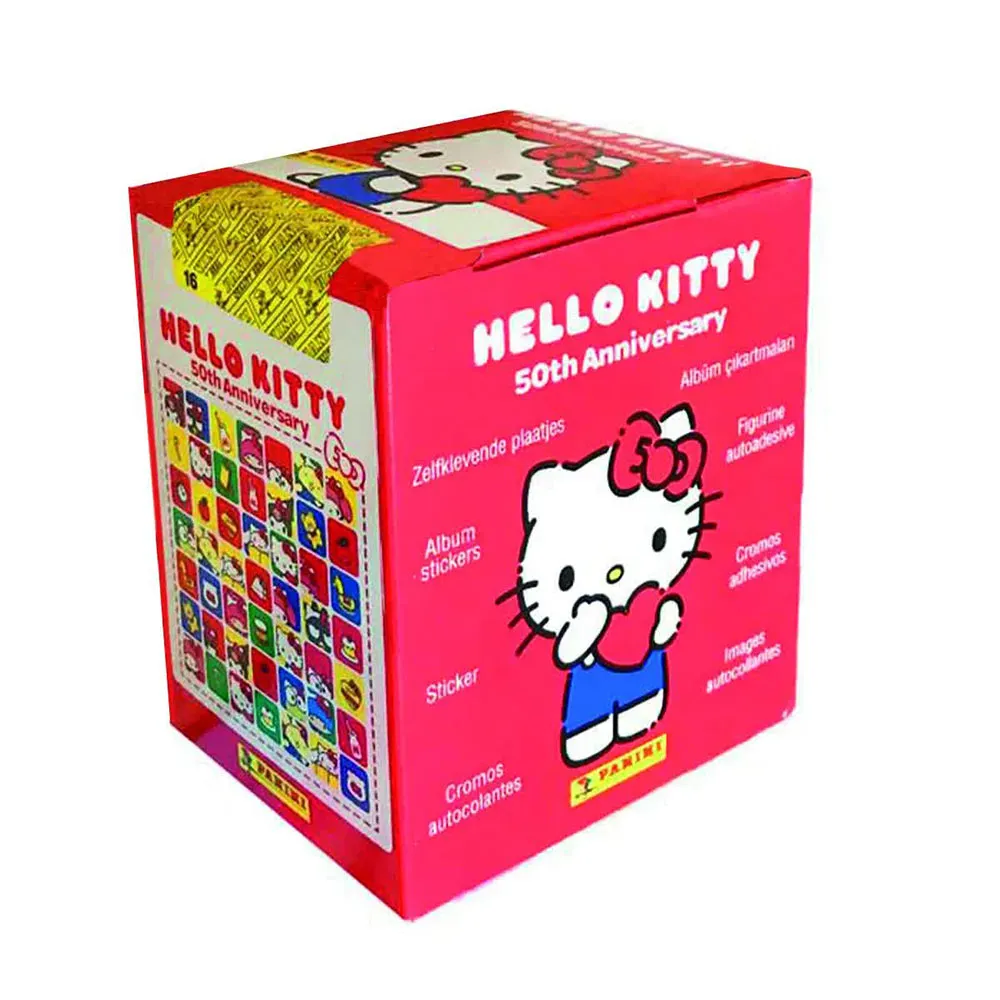 Набор из 50 пачек Panini Hello Kitty, посвященный 50-летию бренда, на английском языке, красный
Набор из 50 пачек Panini Hello Kitty, посвященный 50-летию бренда, на английском языке, красный