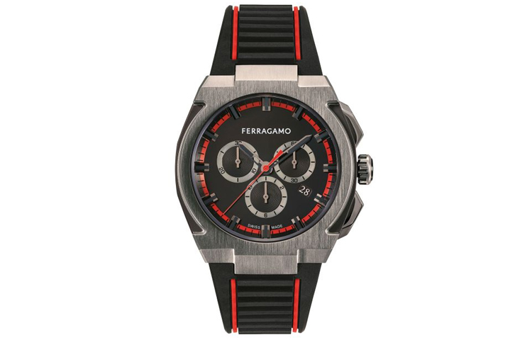 Ferragamo Часы Supreme Chrono 43mm, Black Dial
Ferragamo Часы Supreme Chrono 43mm, Black Dial