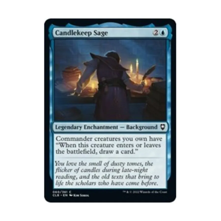 CCG Свечной шалфей (С) (Фольга), MTG - Commander Legends - Battle for Baldur's Gate
CCG Свечной шалфей (С) (Фольга), MTG - Commander Legends - Battle for Baldur's Gate