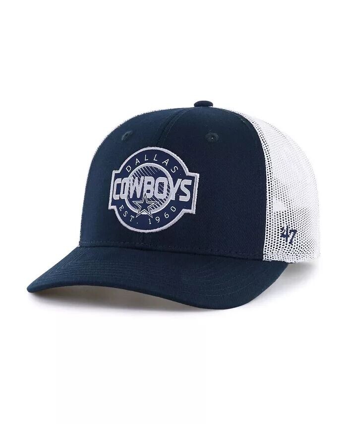 Темно-синяя и белая регулируемая кепка Big Boys Dallas Cowboys Scramble Trucker Hat '47 Brand, синий
Темно-синяя и белая регулируемая кепка Big Boys Dallas Cowboys Scramble Trucker Hat '47 Brand, синий