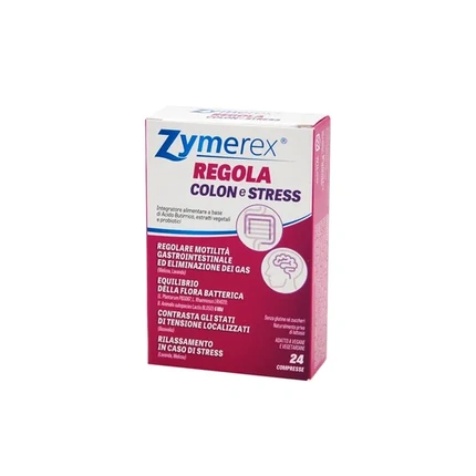 Zymerex Regola Colon E Stress пищевая добавка 24 таблетки Wilco Farma
Zymerex Regola Colon E Stress пищевая добавка 24 таблетки Wilco Farma