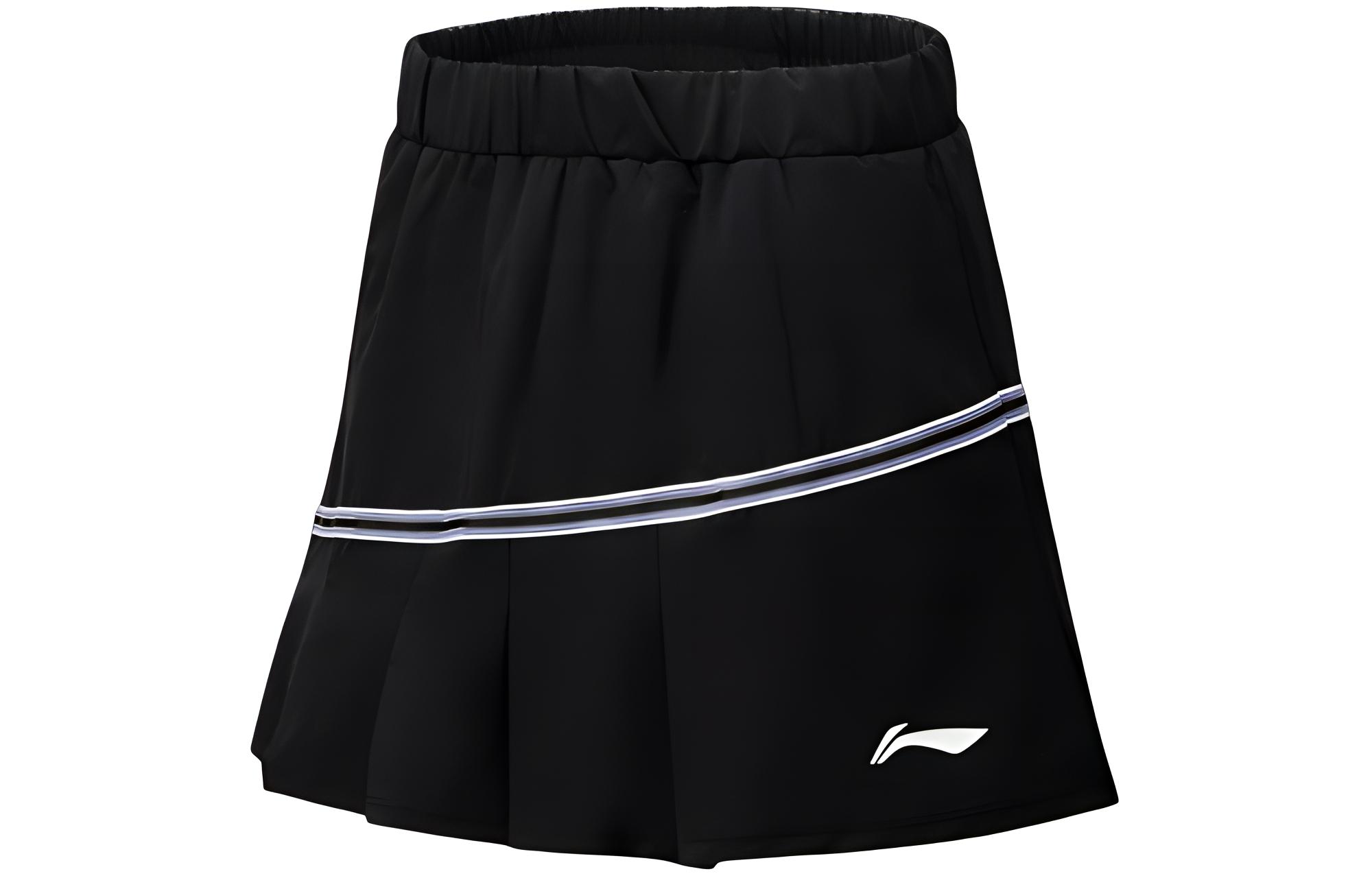 LINING Повседневная короткая юбка женская черная
LINING Повседневная короткая юбка женская черная