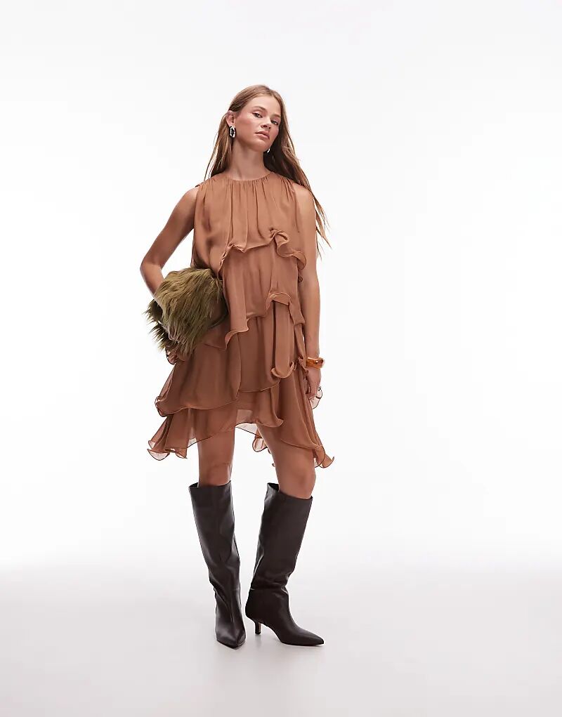 & Other Stories воздушное шифоновое мини-платье цвета мокко
& Other Stories воздушное шифоновое мини-платье цвета мокко