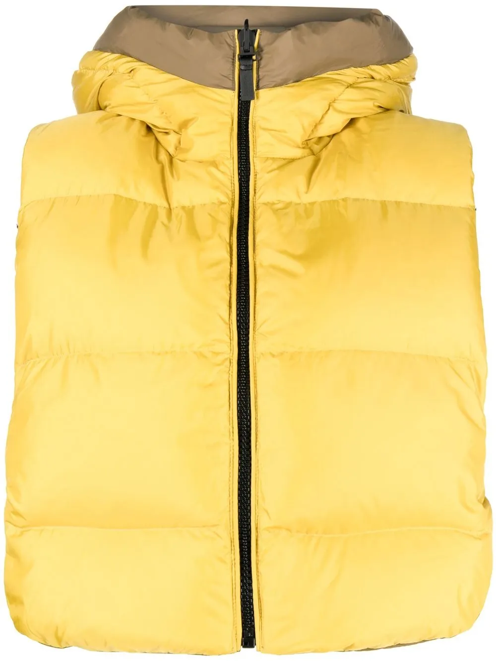 Двусторонний дутый жилет с логотипом YVES SALOMON, зеленый
Двусторонний дутый жилет с логотипом YVES SALOMON, зеленый