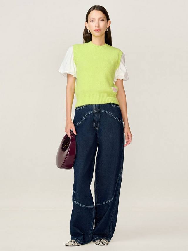 Безрукавка Riri из шерстяной смести с круглым вырезом OMNES
Безрукавка Riri из шерстяной смести с круглым вырезом OMNES