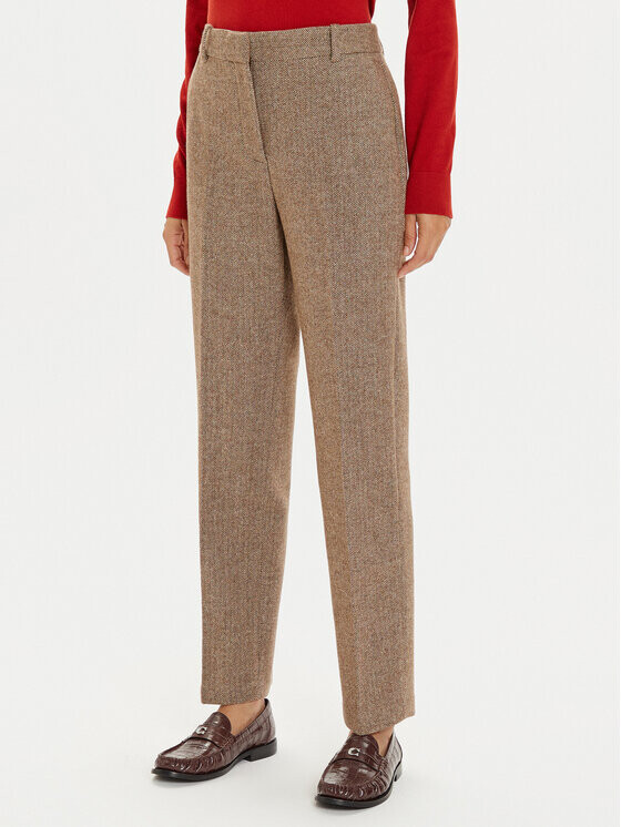 Тканевые брюки прямого кроя Tommy Hilfiger, коричневый
Тканевые брюки прямого кроя Tommy Hilfiger, коричневый