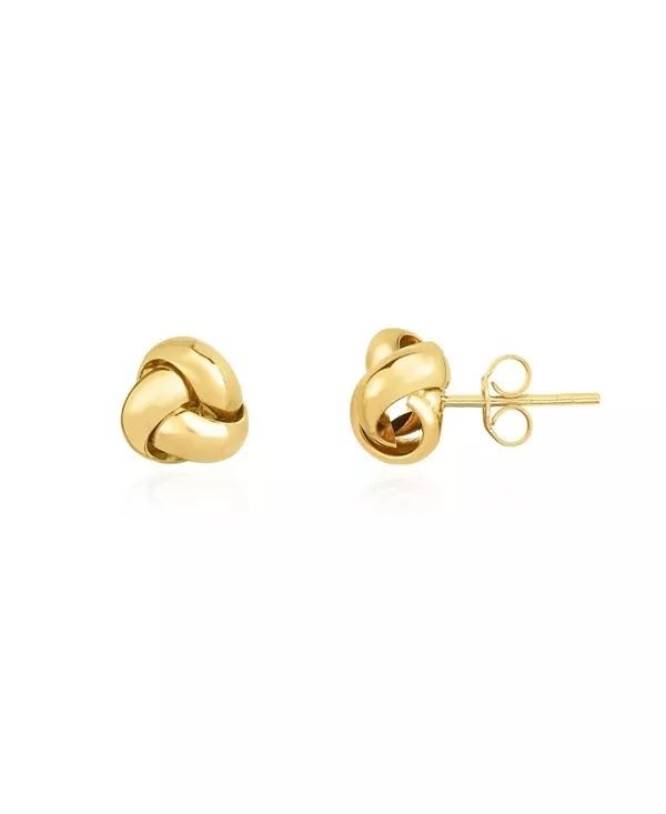 Серьга-Гвоздик с узлом из полированного золота, 14-каратное золото The Lovery, gold
Серьга-Гвоздик с узлом из полированного золота, 14-каратное золото The Lovery, gold