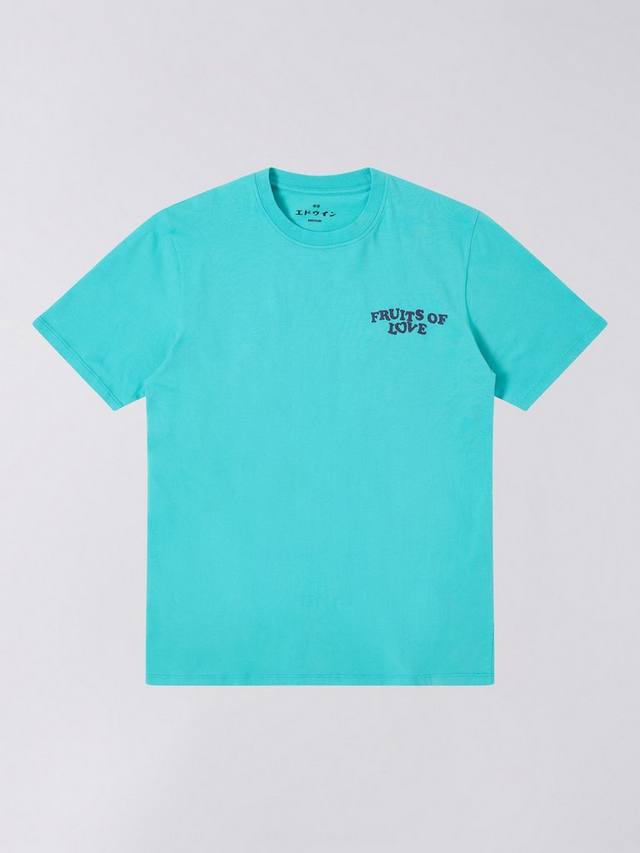 Футболка из хлопка с принтом Fruits of Love Edwin, Baltic
Футболка из хлопка с принтом Fruits of Love Edwin, Baltic