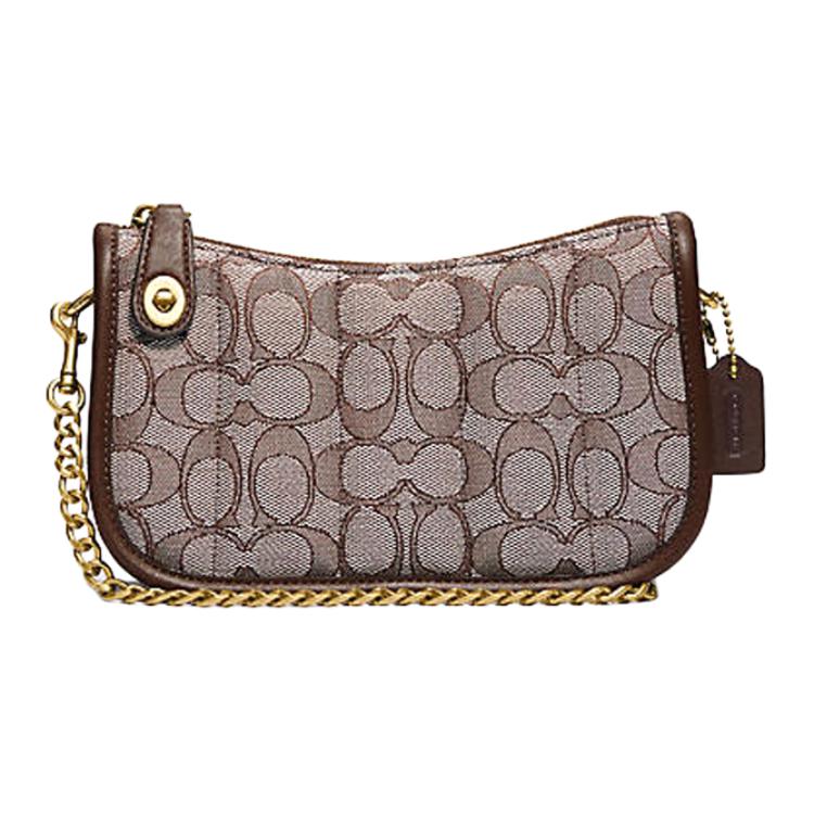 Сумка через плечо Coach из кожи и холста, коричневый
Сумка через плечо Coach из кожи и холста, коричневый