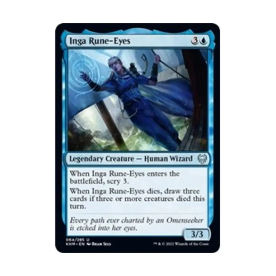 CCG Инга Рунические Глаза (U), MTG - Kaldheim
CCG Инга Рунические Глаза (U), MTG - Kaldheim