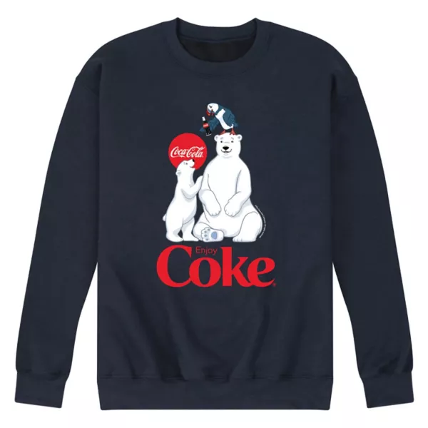 Мужская толстовка Coca-Cola Polar Bears Licensed Character, синий
Мужская толстовка Coca-Cola Polar Bears Licensed Character, синий