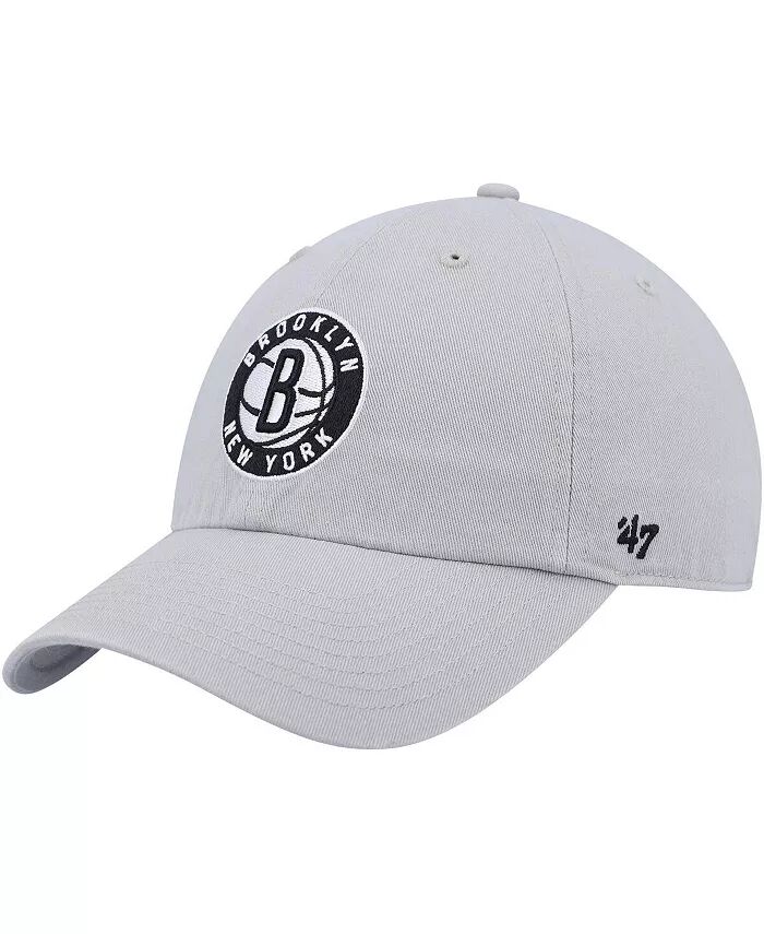 Мужская серая кепка с логотипом команды Brooklyn Nets Clean Up Adjustable '47 Brand
Мужская серая кепка с логотипом команды Brooklyn Nets Clean Up Adjustable '47 Brand
