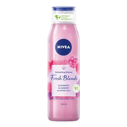 Экологически чистый гель для душа Fresh Blends Raspberry 300 мл с черничным и миндальным молочком - для женщин, Nivea
Экологически чистый гель для душа Fresh Blends Raspberry 300 мл с черничным и миндальным молочком - для женщин, Nivea