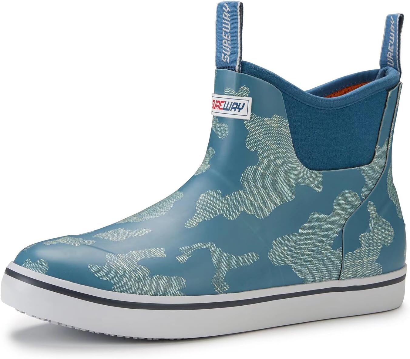 Мужские ботинки SUREWAY для корабельной палубы, профессиональные противоскользящие рыболовные и ботинки для лодки до щиколотки, водонепроницаемые дождевые ботинки, легкие неопрено-резиновые палубные ботинки, синий
Мужские ботинки SUREWAY для корабельной палубы, профессиональные противоскользящие рыболовные и ботинки для лодки до щиколотки, водонепроницаемые дождевые ботинки, легкие неопрено-резиновые палубные ботинки, синий