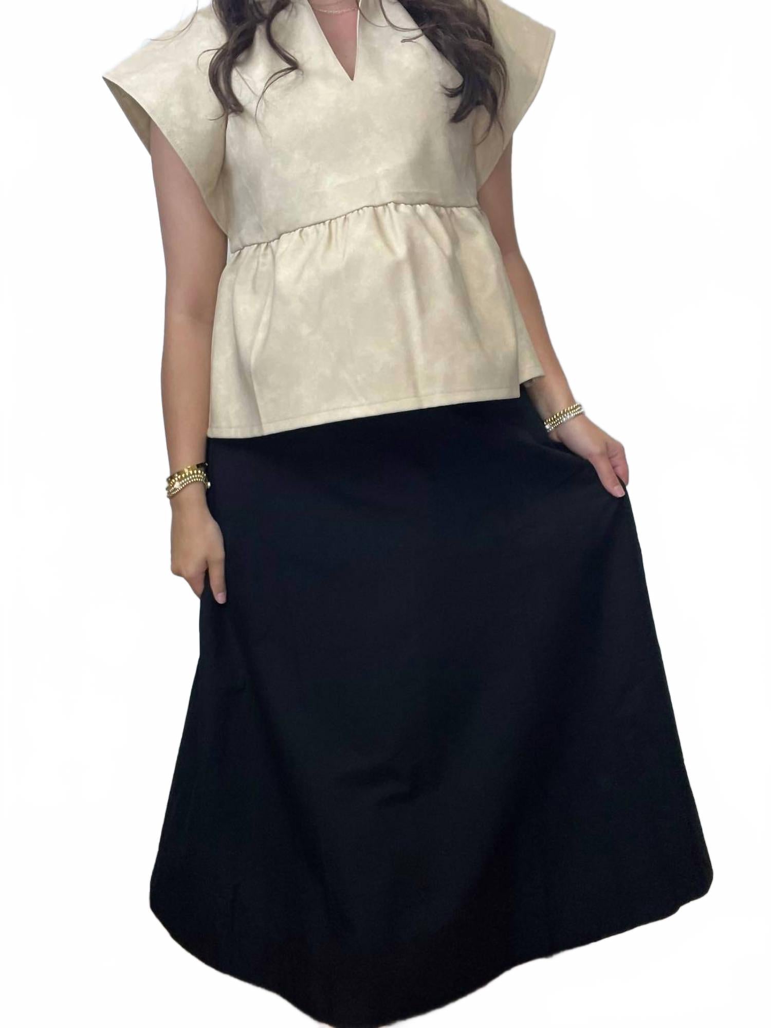 Юбка-миди с эластичной резинкой, черного цвета Hem & Thread, черный
Юбка-миди с эластичной резинкой, черного цвета Hem & Thread, черный