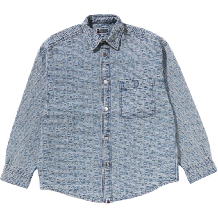 Рубашка Bape Lux Sport Pattern Jacquard 10oz Denim A BATHING APE, синий
Рубашка Bape Lux Sport Pattern Jacquard 10oz Denim A BATHING APE, синий