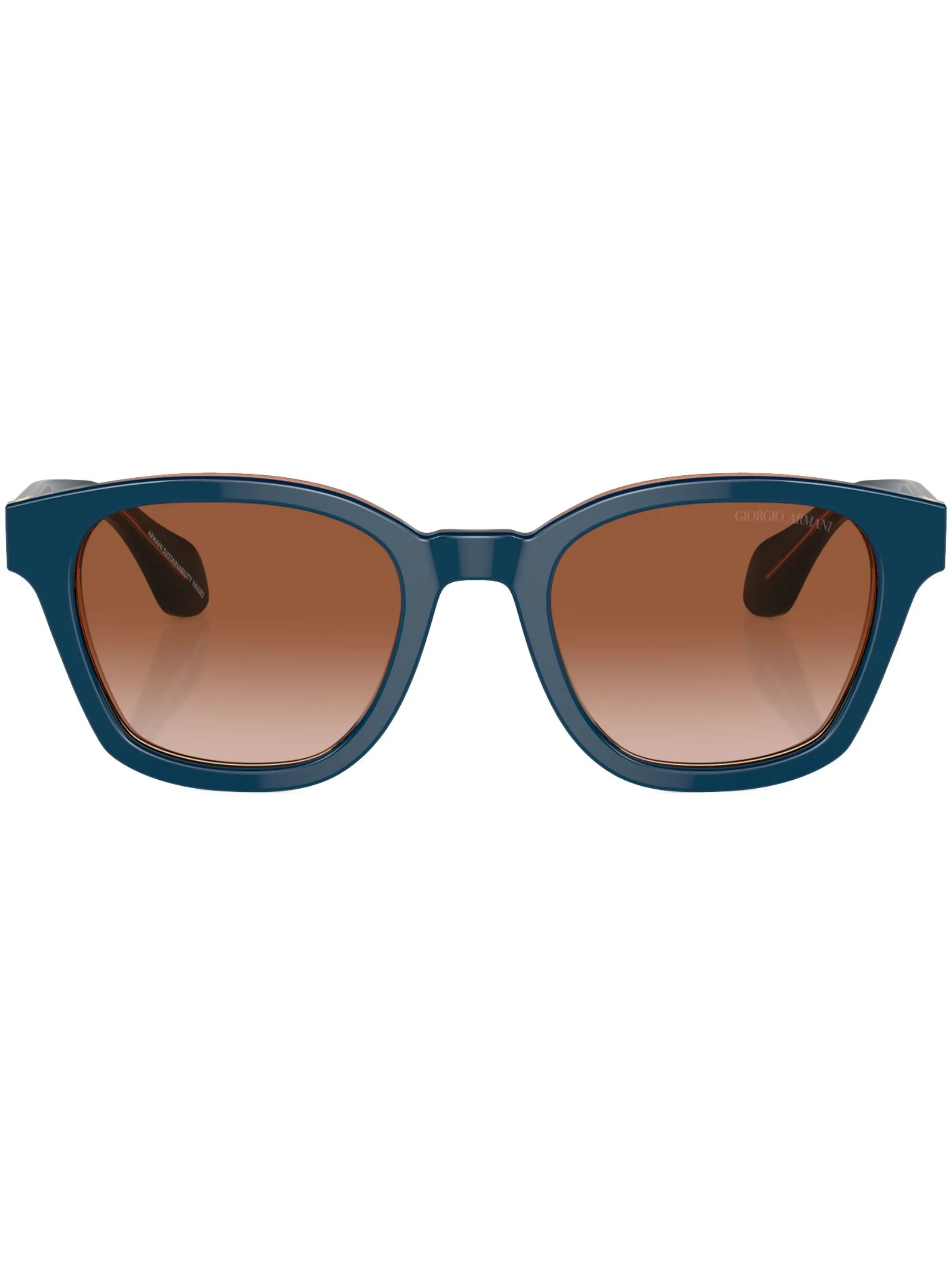 Солнцезащитные очки в массивной оправе с логотипом Giorgio Armani, синий
Солнцезащитные очки в массивной оправе с логотипом Giorgio Armani, синий
