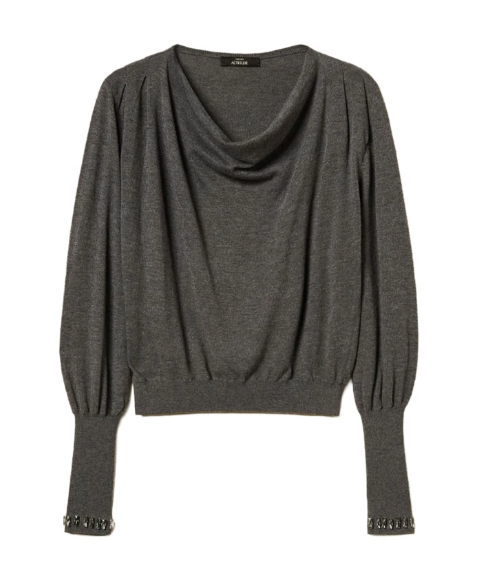 Свитер с спортивным принтом Actitude, серый
Свитер с спортивным принтом Actitude, серый