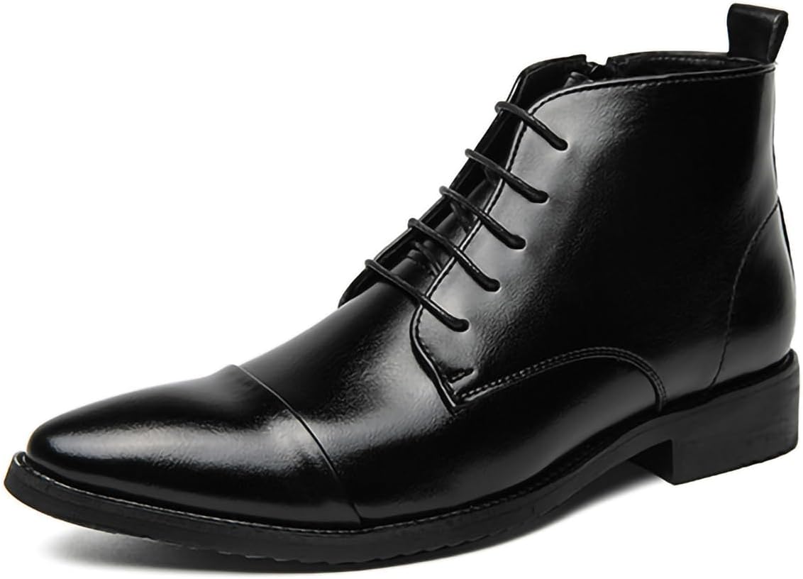 Мужские Ботинки Чакка Шнуровка Низкий Каблук Формальные Ботинки из ПУ Кожи Круглый Носок Челси Ботинки на Щиколотку Между Повседневными и Нарядными Generic, черный
Мужские Ботинки Чакка Шнуровка Низкий Каблук Формальные Ботинки из ПУ Кожи Круглый Носок Челси Ботинки на Щиколотку Между Повседневными и Нарядными Generic, черный