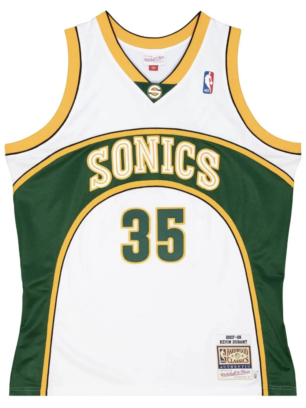 Топ NBA Seattle Supersonics 07 Kevin Durant Authentic Mitchell & Ness, белый
Топ NBA Seattle Supersonics 07 Kevin Durant Authentic Mitchell & Ness, белый