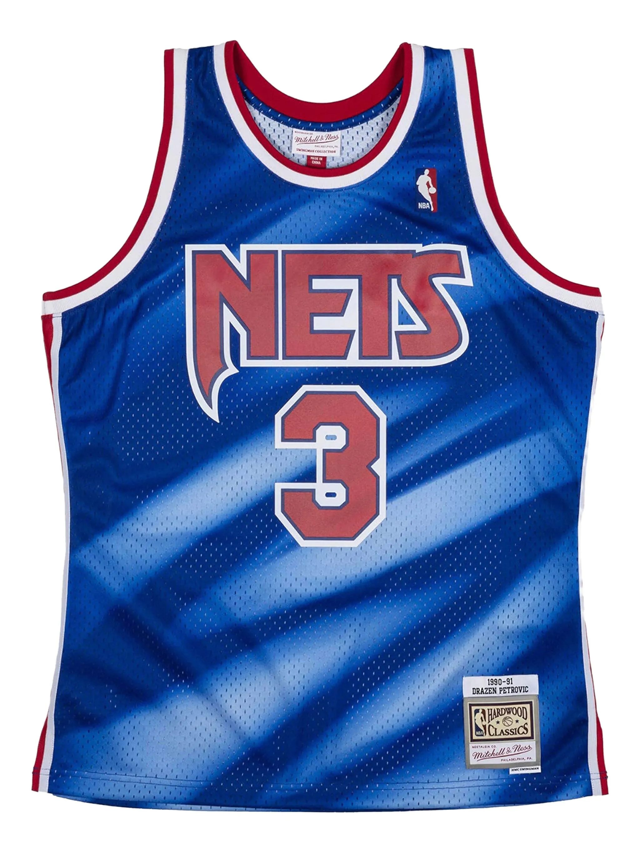 Топ New Jersey Nets Drazen Petrovic Mitchell & Ness, синий
Топ New Jersey Nets Drazen Petrovic Mitchell & Ness, синий
