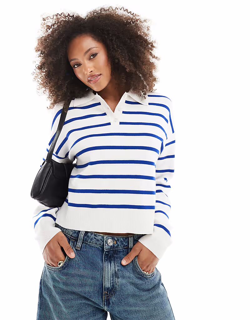 ONLY поло в сине-белую полоску
ONLY поло в сине-белую полоску