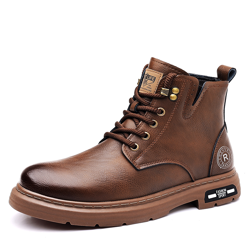 EGCHI Мужские ботинки Martin Brown, цвет Brown
EGCHI Мужские ботинки Martin Brown, цвет Brown