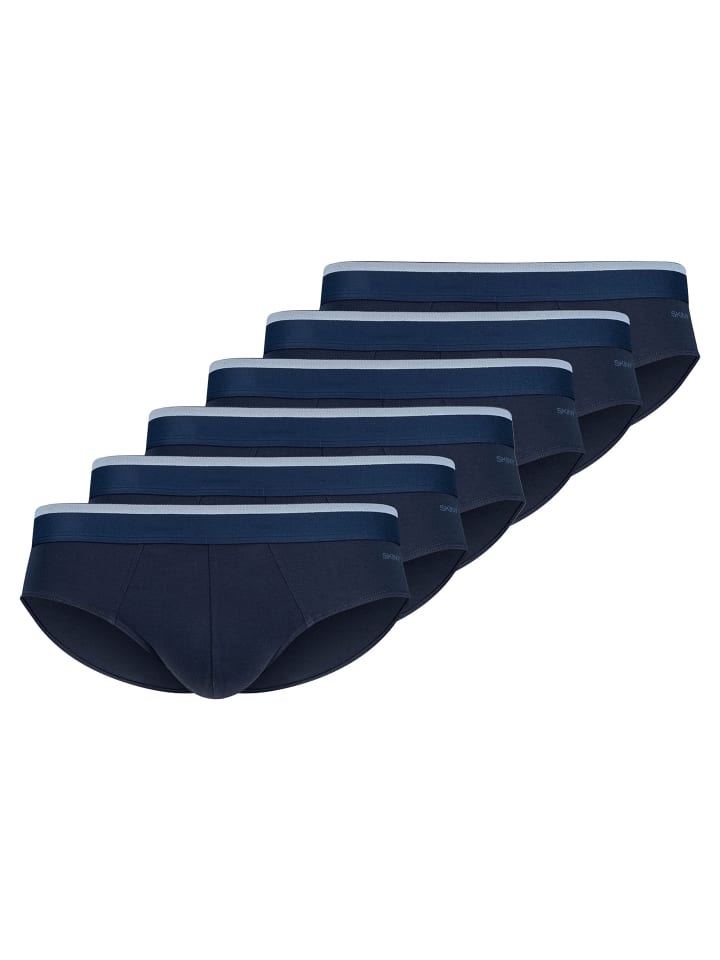 Skiny Трусы, упаковка из 6 штук, синие
Skiny Трусы, упаковка из 6 штук, синие