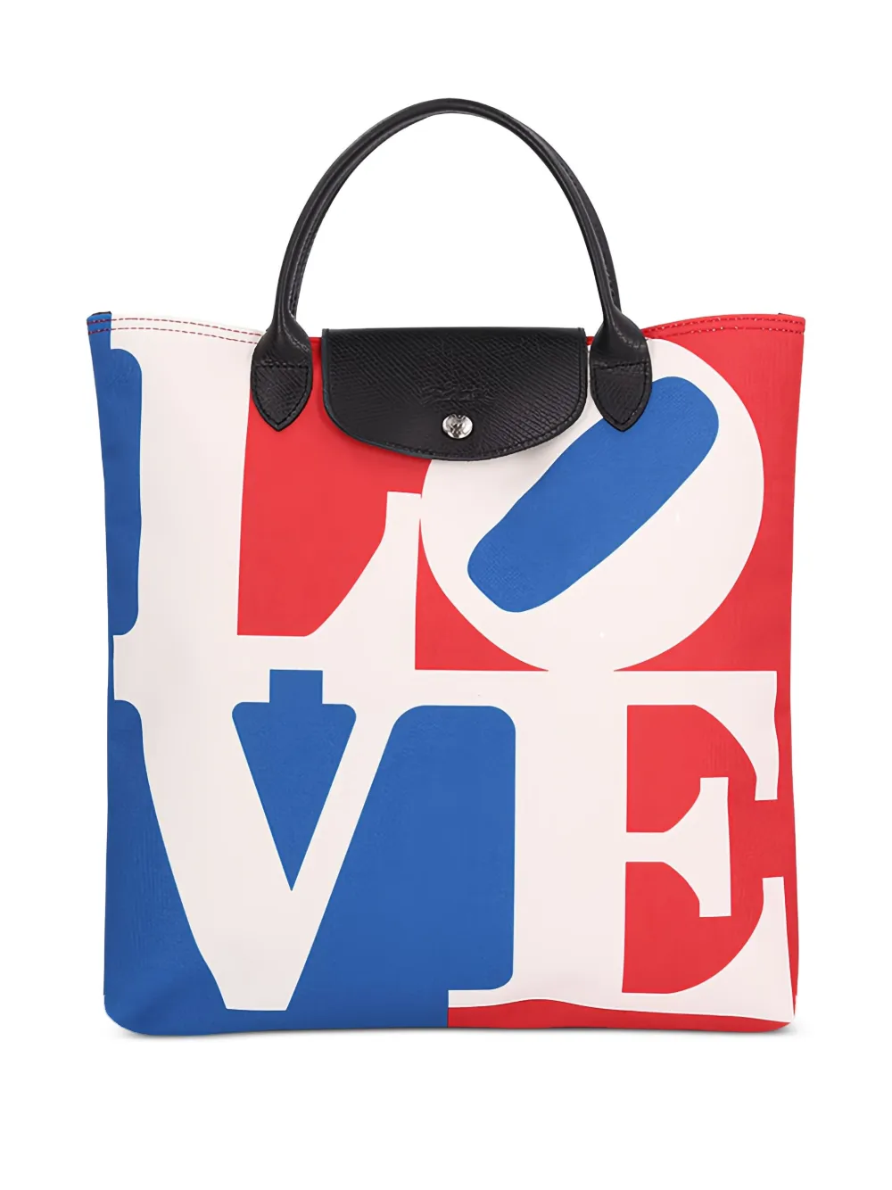 Сумка-тоут с принтом из коллаборации с Robert Indiana Longchamp, белый
Сумка-тоут с принтом из коллаборации с Robert Indiana Longchamp, белый