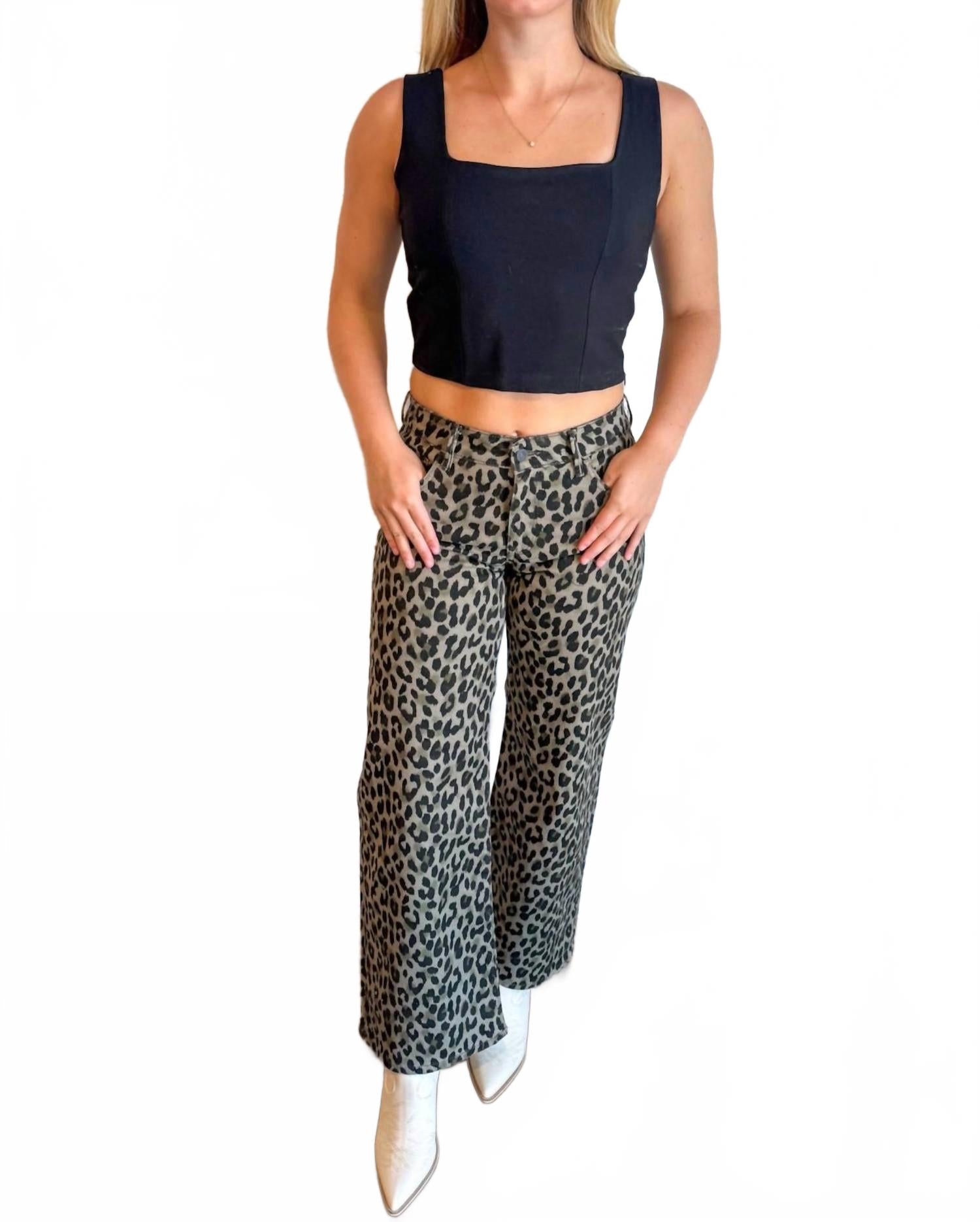 Mavi Джинсы Sabrina с леопардовым принтом, зеленые
Mavi Джинсы Sabrina с леопардовым принтом, зеленые