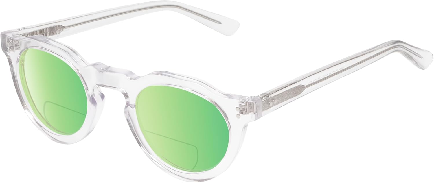 Женские поляризованные бифокальные солнцезащитные очки Malayemys для чтения, с защитой от УФ-излучения, для спорта и вождения. Тонированные Reptile, Clear Crystal/Polarized Green Mirror
Женские поляризованные бифокальные солнцезащитные очки Malayemys для чтения, с защитой от УФ-излучения, для спорта и вождения. Тонированные Reptile, Clear Crystal/Polarized Green Mirror