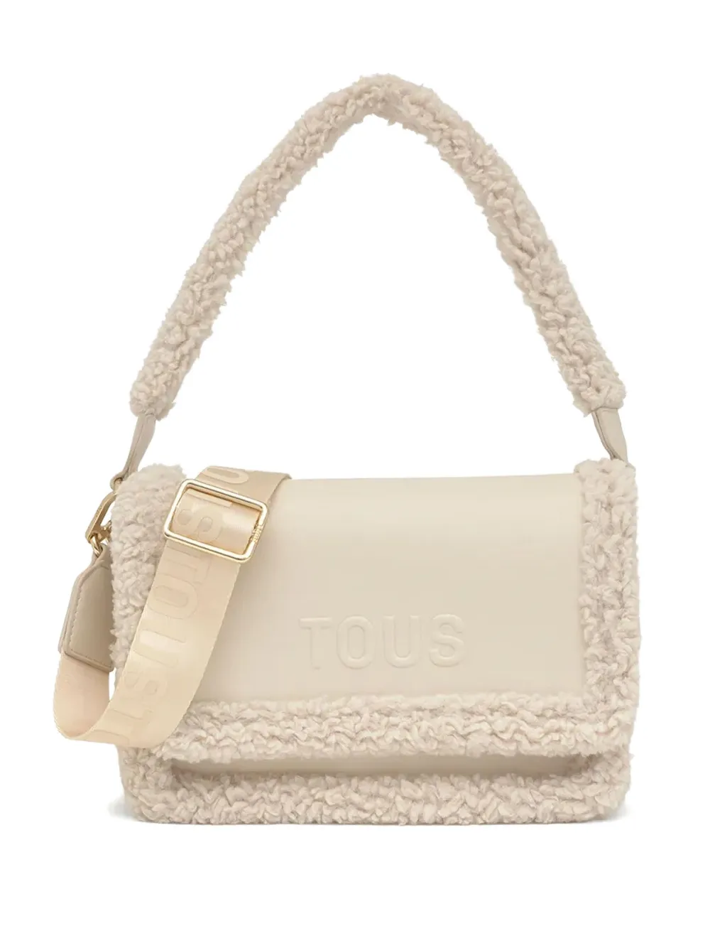Сумка-сэтчел с отделкой из овчины TOUS, белый
Сумка-сэтчел с отделкой из овчины TOUS, белый