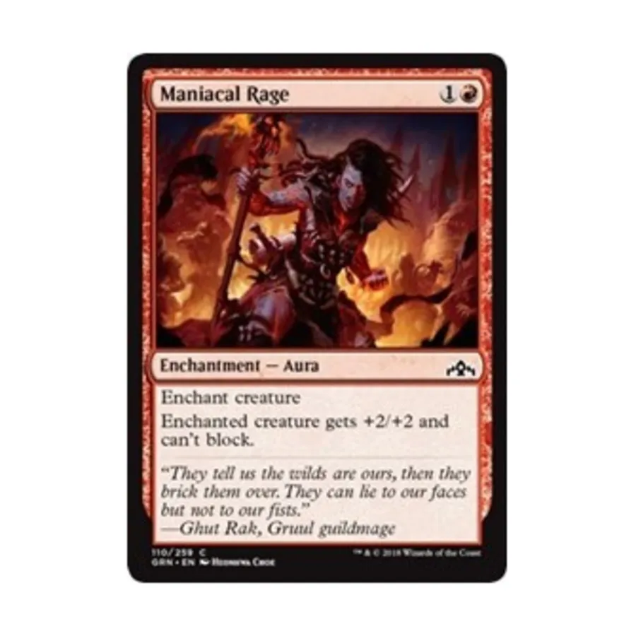 CCG Маниакальная ярость (клавиша C), MTG - Guilds of Ravnica
CCG Маниакальная ярость (клавиша C), MTG - Guilds of Ravnica