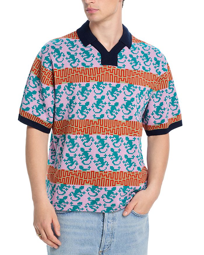 Джемпер-поло с жаккардовым узором Gecko, классический крой Pleasures, мультиколор
Джемпер-поло с жаккардовым узором Gecko, классический крой Pleasures, мультиколор