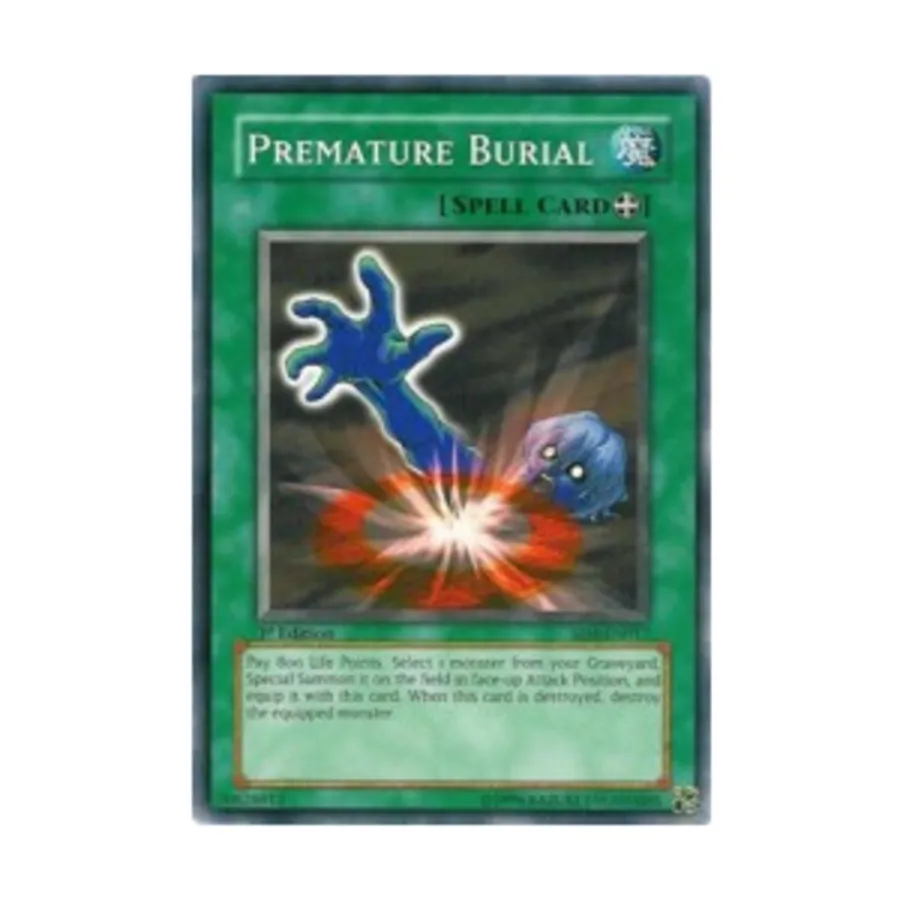 CCG Преждевременное захоронение (обычное), Yu-Gi-Oh - Structure Deck - Fury from the Deep - Singles
CCG Преждевременное захоронение (обычное), Yu-Gi-Oh - Structure Deck - Fury from the Deep - Singles