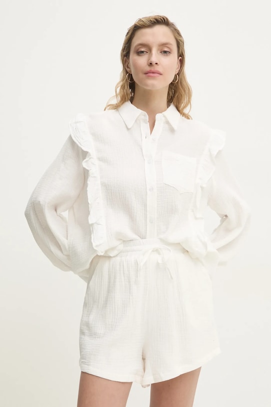 Хлопковая рубашка и шорты Answear.Lab, белый
Хлопковая рубашка и шорты Answear.Lab, белый