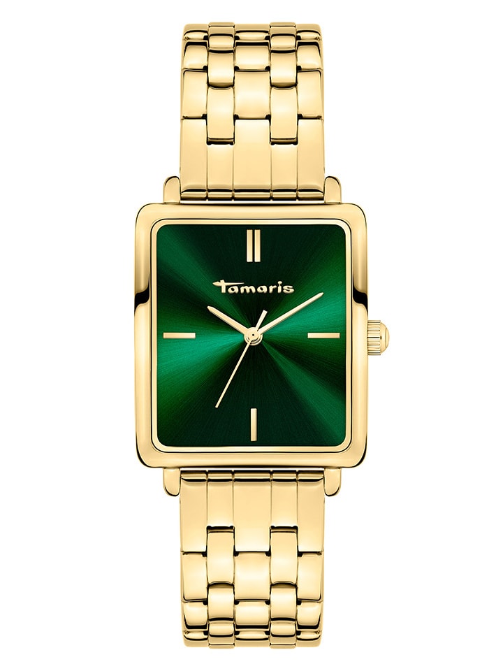 Tamaris Кварцевые часы золотисто-зеленого цвета
Tamaris Кварцевые часы золотисто-зеленого цвета