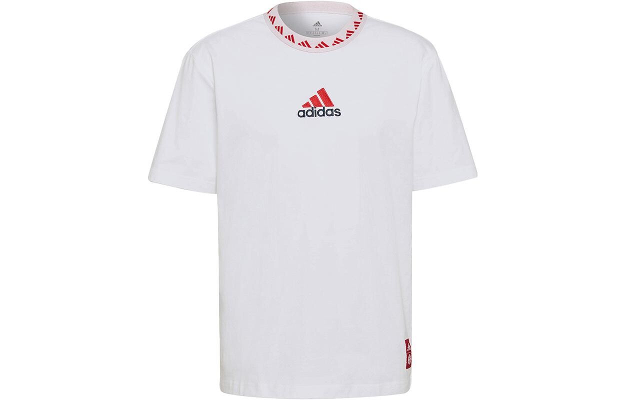 Футболка мужская белая Adidas, белый 
Футболка мужская белая Adidas, белый