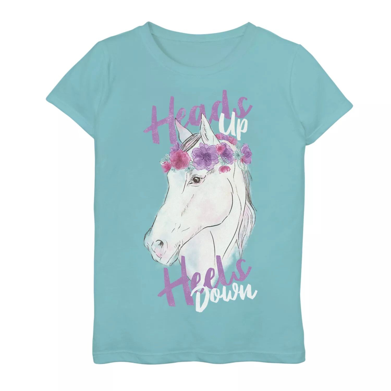Футболка Fifth Sun Heads UP Heels Down Horse для девочек 7–16 лет с рисунком лошади Licensed Character
Футболка Fifth Sun Heads UP Heels Down Horse для девочек 7–16 лет с рисунком лошади Licensed Character