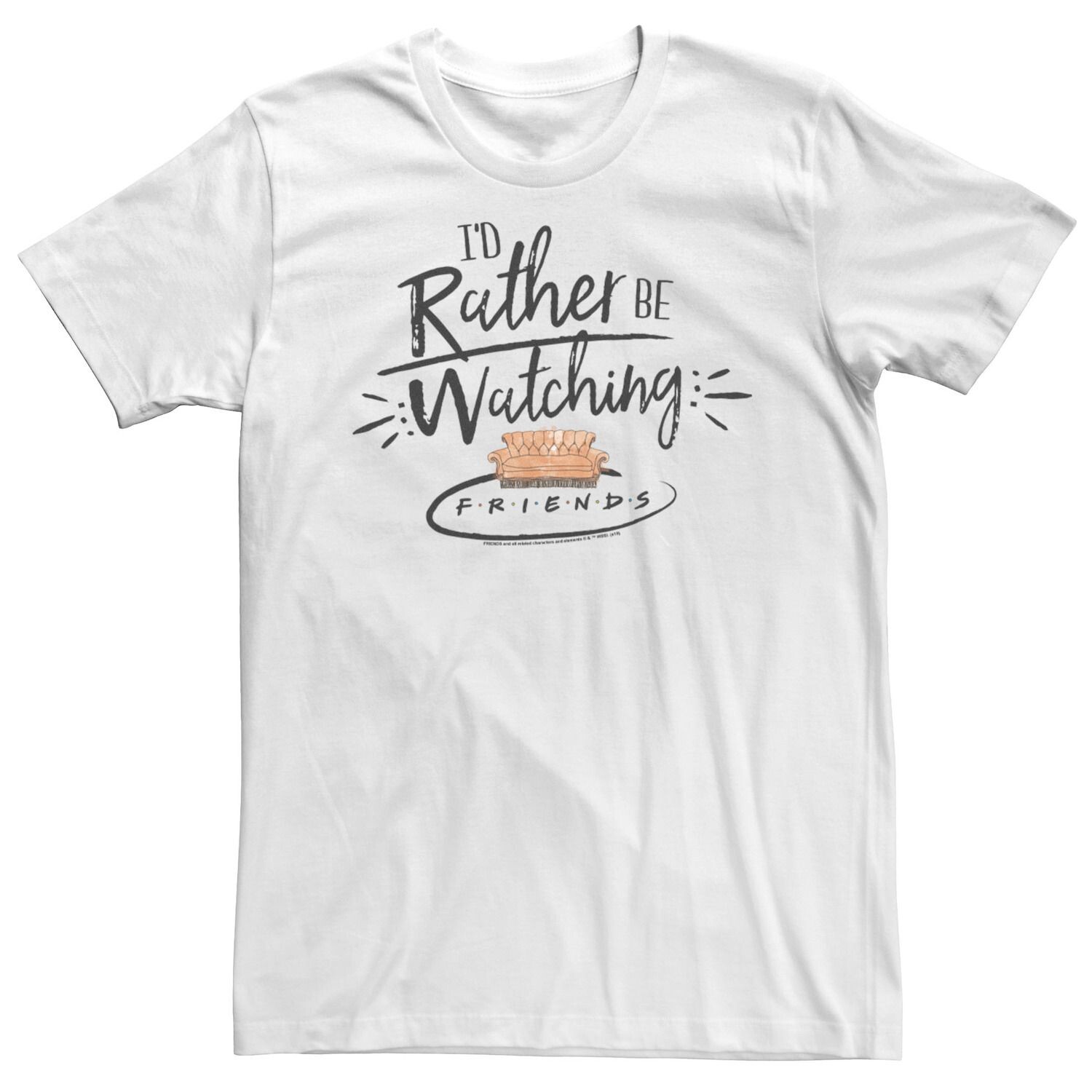 Мужская футболка «Друзья, я бы лучше смотрел сериал «Друзья»» Licensed Character
Мужская футболка «Друзья, я бы лучше смотрел сериал «Друзья»» Licensed Character